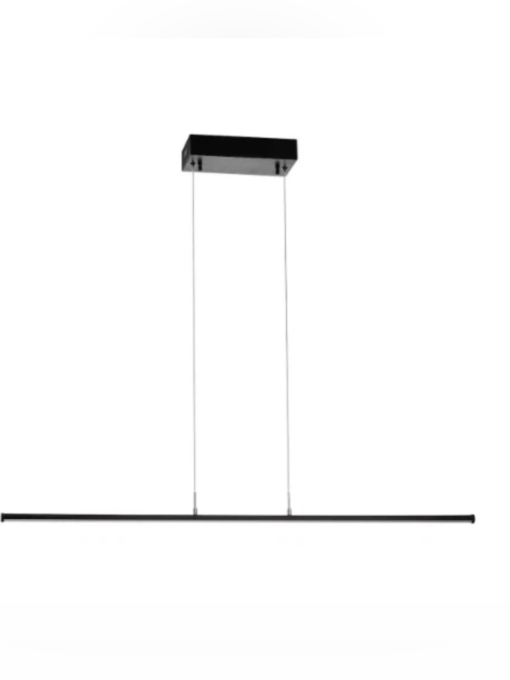 JONATHAN Y Conley 39.5-Inch Integrated LED Linear Pendant Light, Black Finish